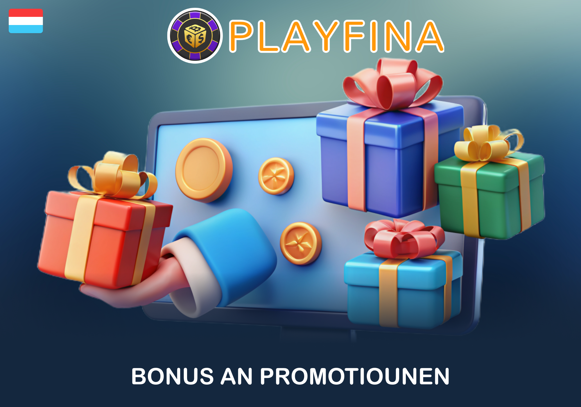 Iwwersiicht vun Bonus an Promotiounen sinn op Playfina