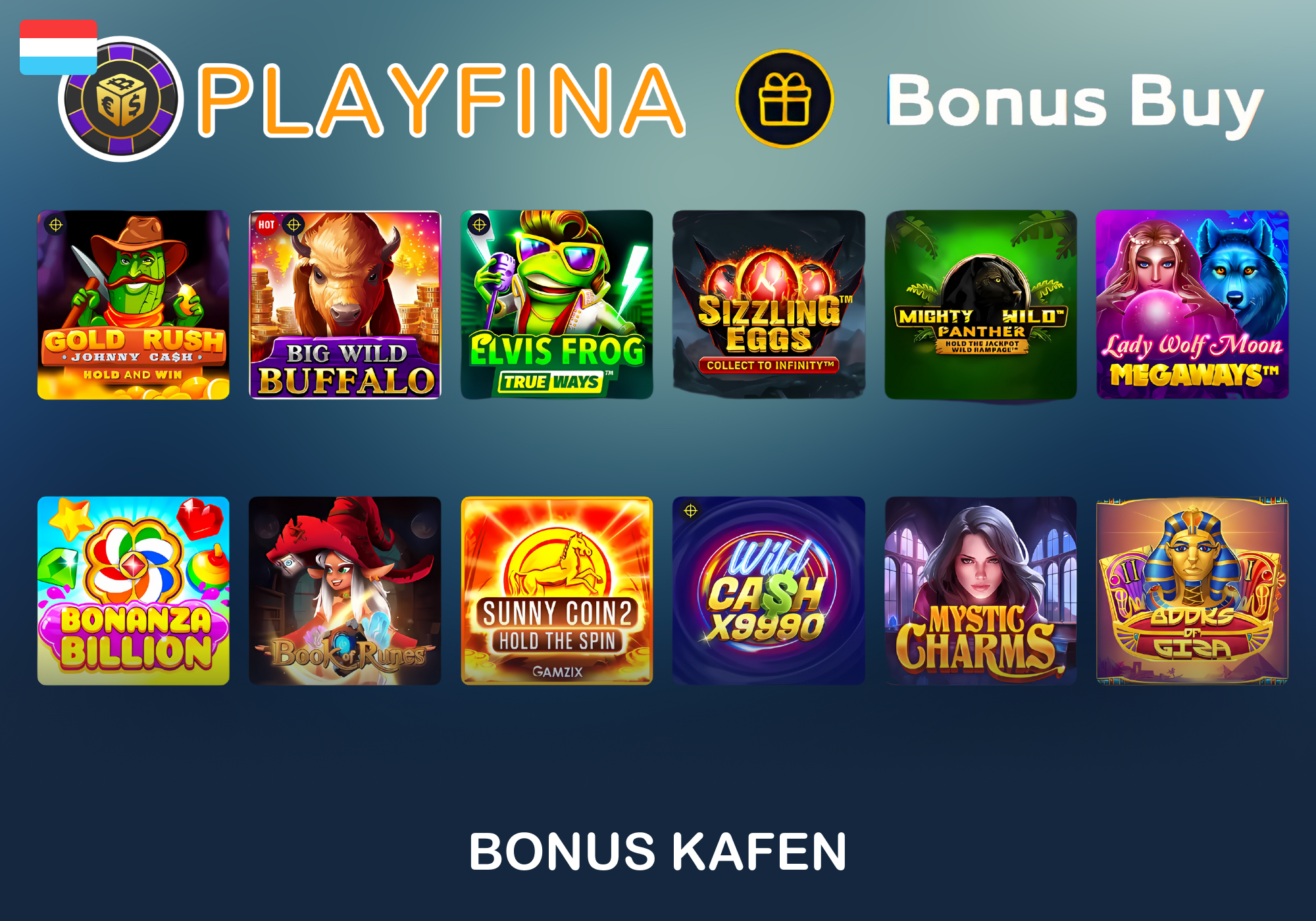 Bonus Buy ass eng speziell Aart vu Plaze verfügbar bei Playfina