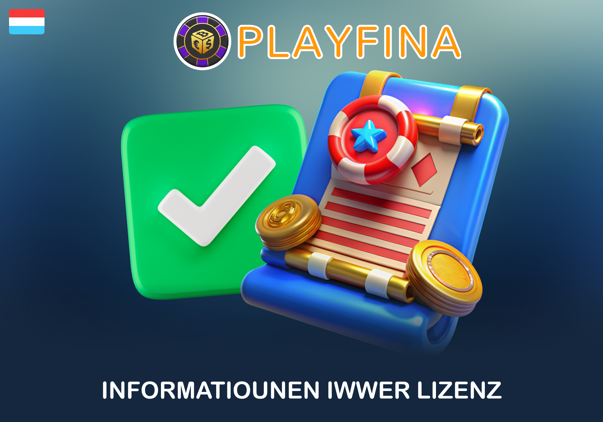 Playfina Plattform mat internationaler Lizenz fir Lëtzebuerger Spiller
